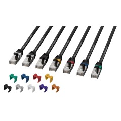 Lanview CAT6A SFTP 25m Black LSZH - Reliable High-Speed Ethernet Cable